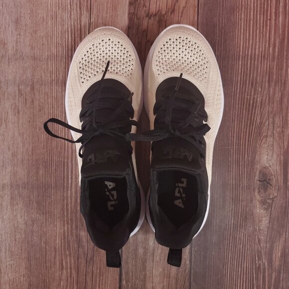 APL Womens Size 6 Techloom Tracer Athletic Propulsion Labs Black Tan Shoes - Picture 7 of 16